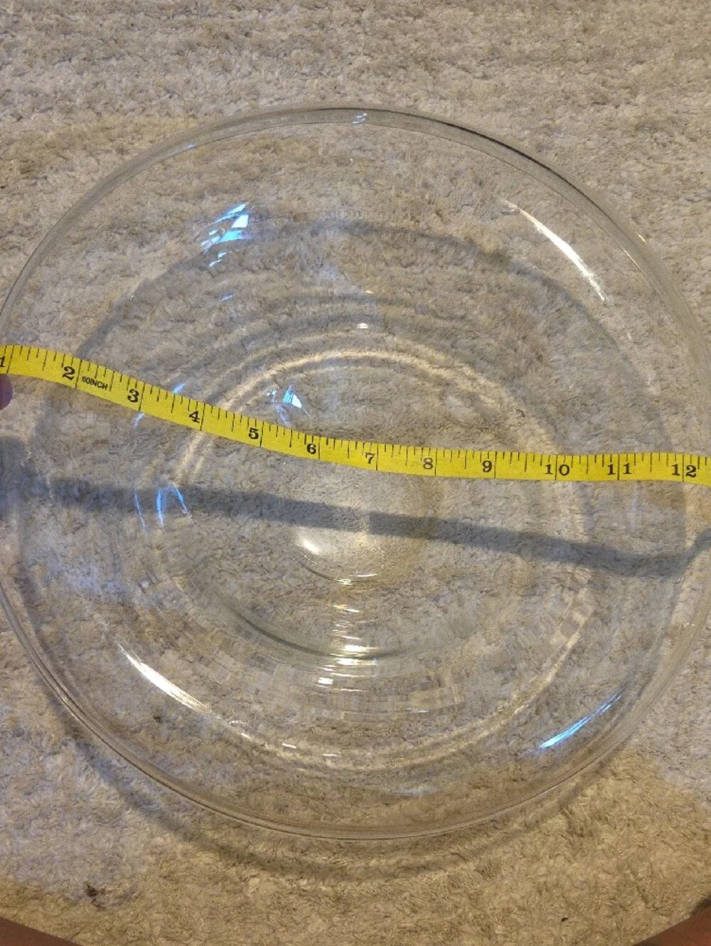 Clear Glass Serving Bowl
